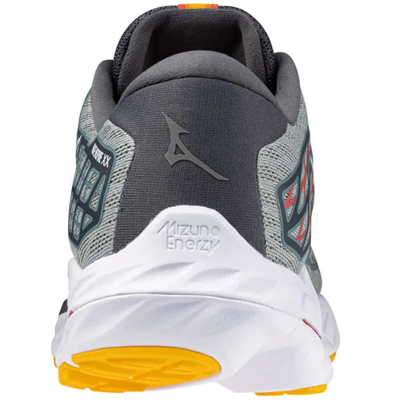 Mizuno Men's Wave Inspire 20 Running Shoes Abyss/White/Citrus-7